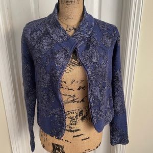 Anthropologie Floral Blazer